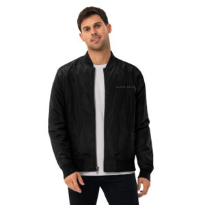 Infinite Black Bomber Jacket (Stealth Edition)