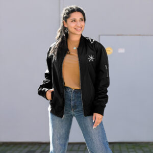 Infinite Black Bomber Jacket (Bold Edition)