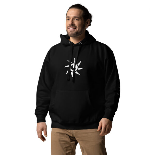 Infinite Black Unisex Hoodie - Image 2